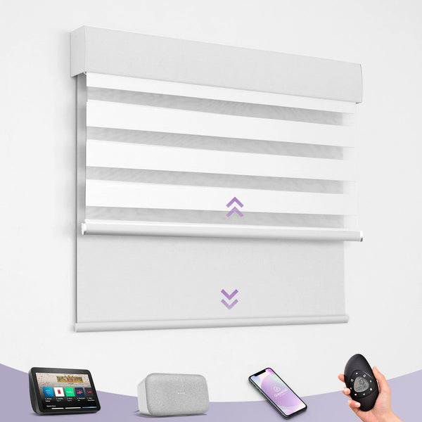 ブラインド s2 Graywind Motorized Dual Shades | Double Zebra Shades