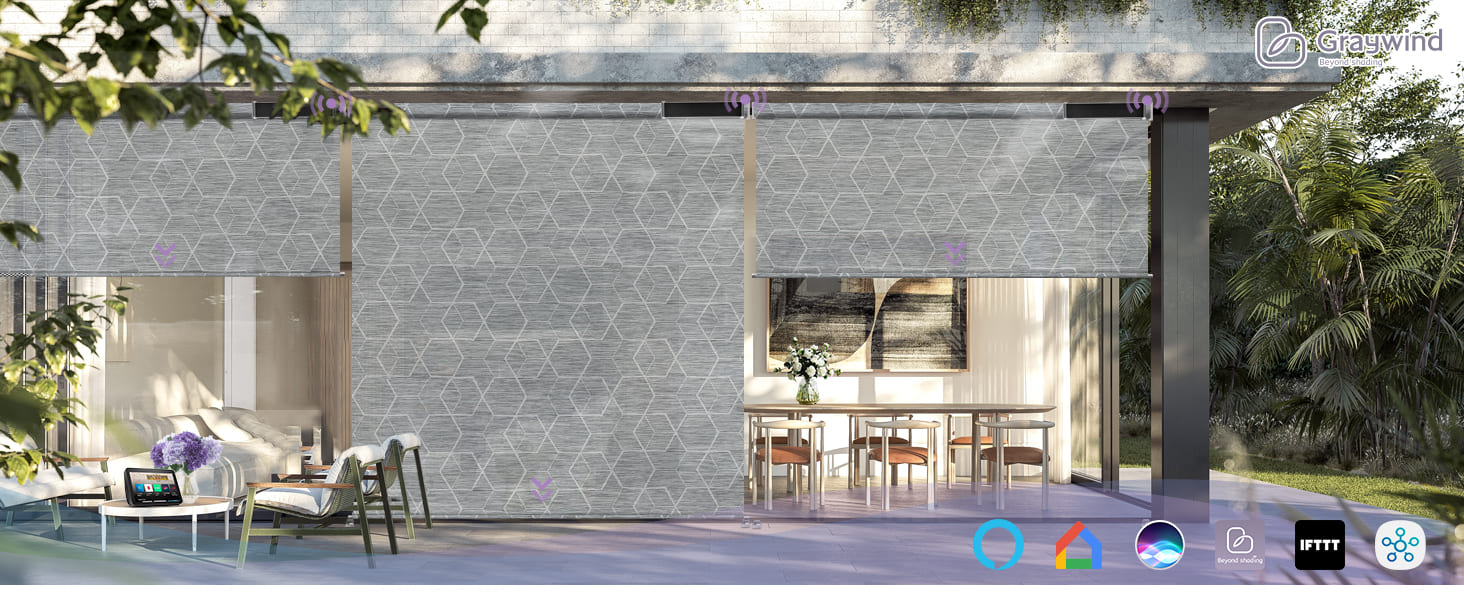 outdoor smart blinds