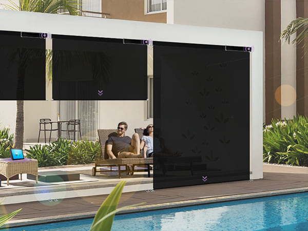 outdoor roller shades