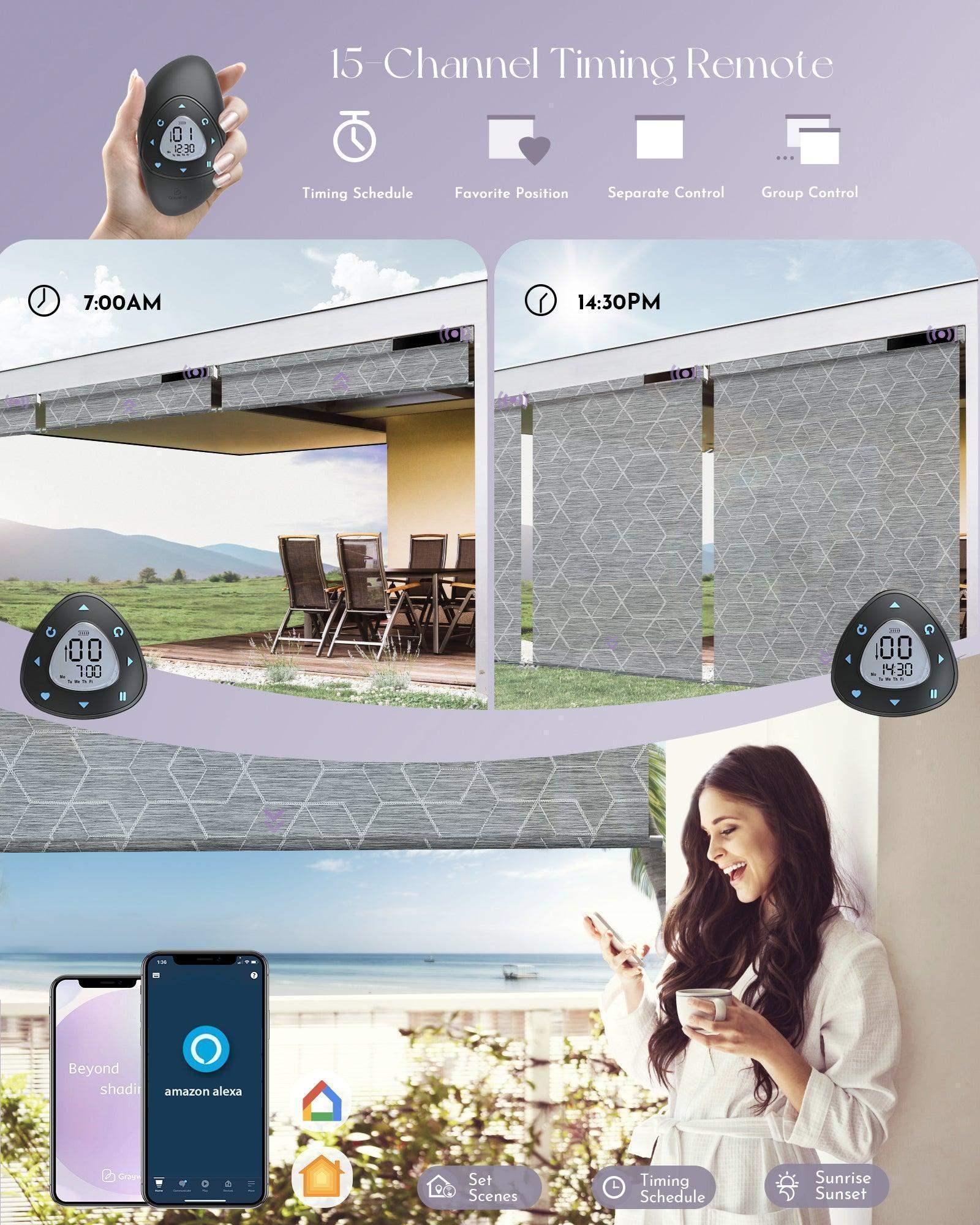 outdoor roller shades