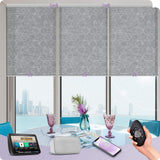 Graywind Motorized Solar Roller Shades | 1%-5% Openness | Customizable