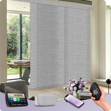 Graywind Smart Light Filtering Panel Track Blinds | Textured Series | Custom Width to 177"