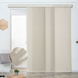 Graywind Manual Panel Track Blinds | Light Filtering Textured Series | Custom to 153" Width