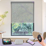 Graywind Motorized Solar Roller Shades | 1%-5% Openness | Customizable
