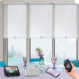 Graywind Motorized Solar Roller Shades | 1%-5% Openness | Customizable