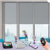 Graywind Motorized Solar Roller Shades | 1%-5% Openness | Customizable