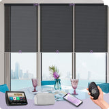 Graywind Motorized Solar Roller Shades | 1%-5% Openness | Customizable