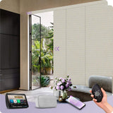 Graywind Motorized Blackout Panel Track Blinds | Fabric Series | Custom Width to 177"