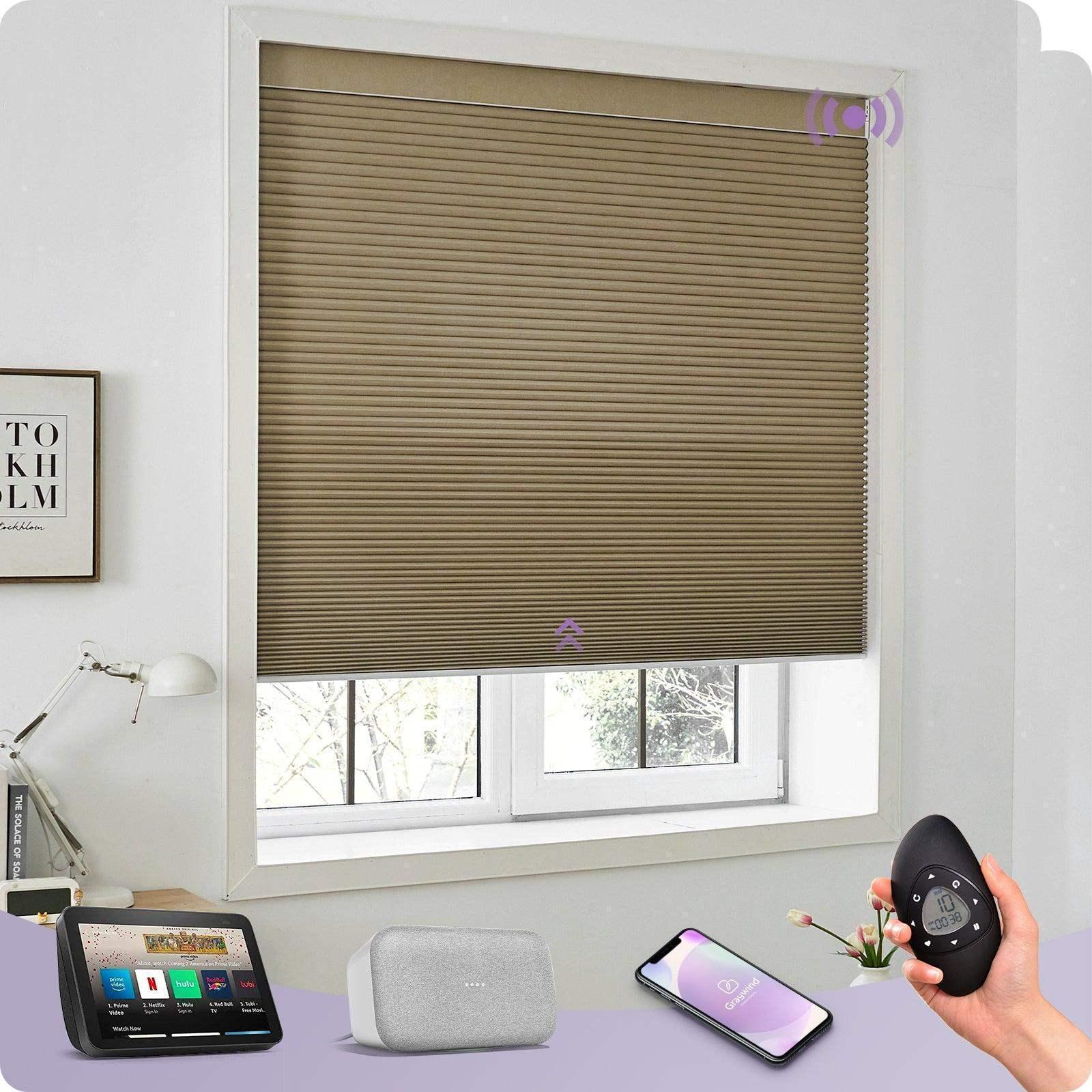 Graywind Smart Zigbee Cellular Shades | Blackout Series | Customizable