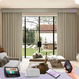 Graywind Hardwired Smart Curtain | Light Filtering- Textured Series | 40"-220"W