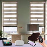 Graywind Motorized Zebra Sheer Blinds | Design Series | Customizable