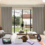 Graywind Motorized Smart Curtain | Light Filtering- Designed Series | 40"-220"W