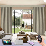 Graywind Rechargeable Smart Curtain | Light Filtering- Designed Series | 67"-157"W
