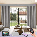 Graywind Motorized Smart Curtain | Light Filtering- Designed Series | 40"-220"W