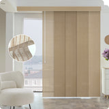 Graywind Manual Panel Track Blinds | Natural Series | Custom to 153" Width