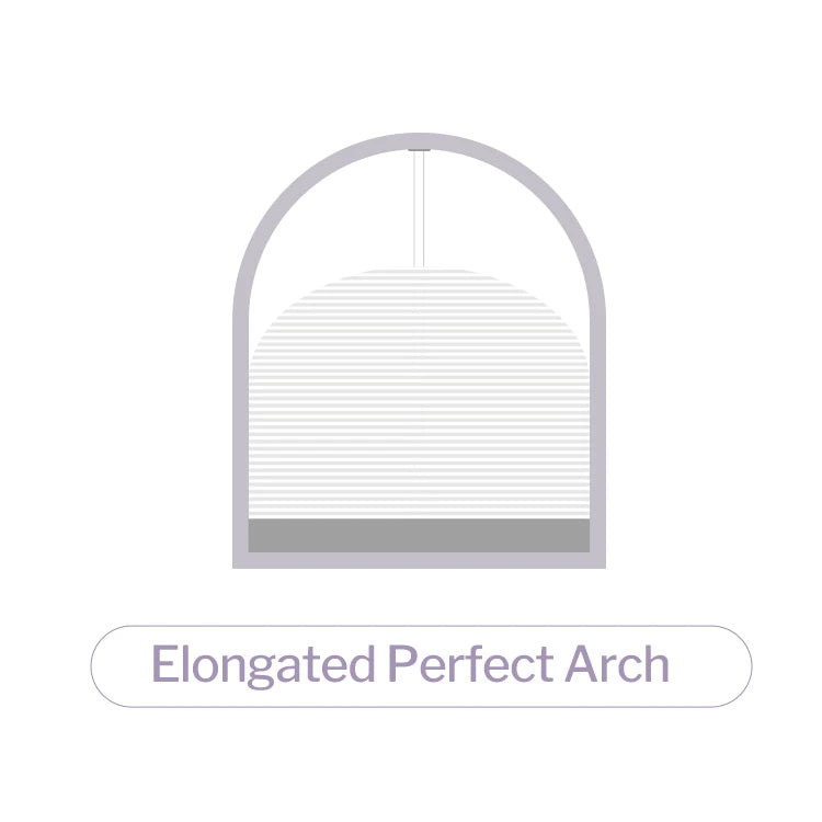 Icaon of elongated perfect arch cellular.