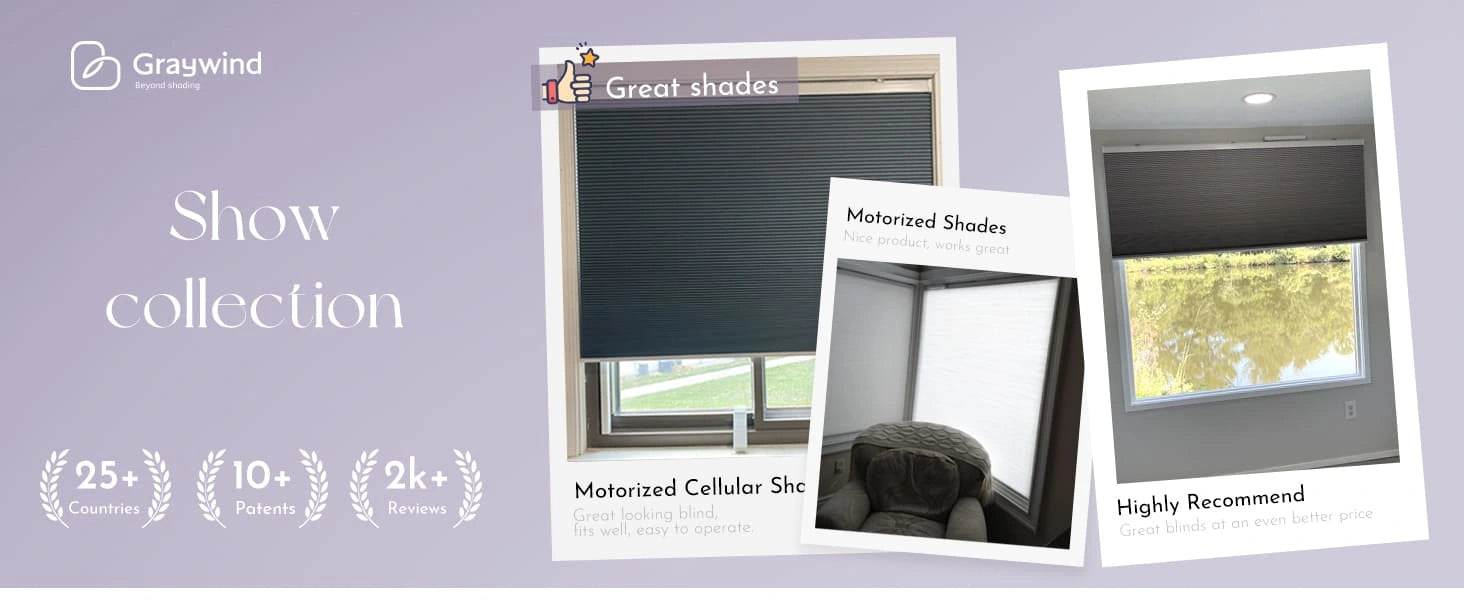 Gallery of cellular shades.
