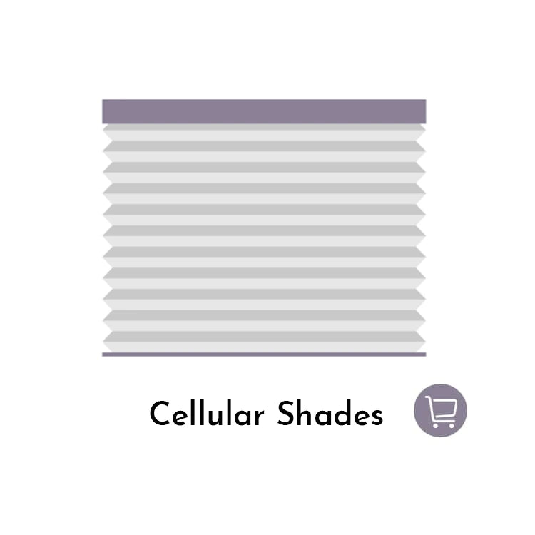 Cellular shades icon.