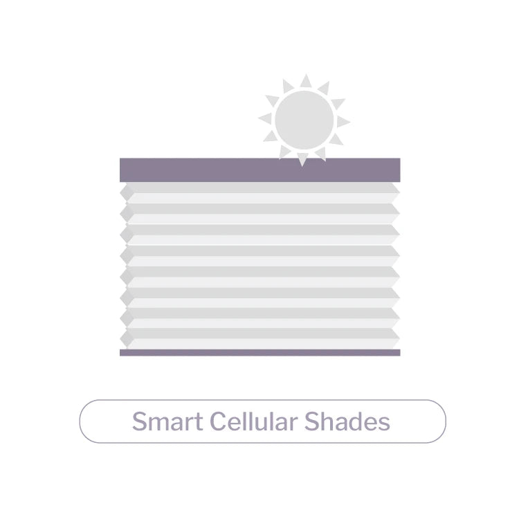 Icon of smart cellular shades.