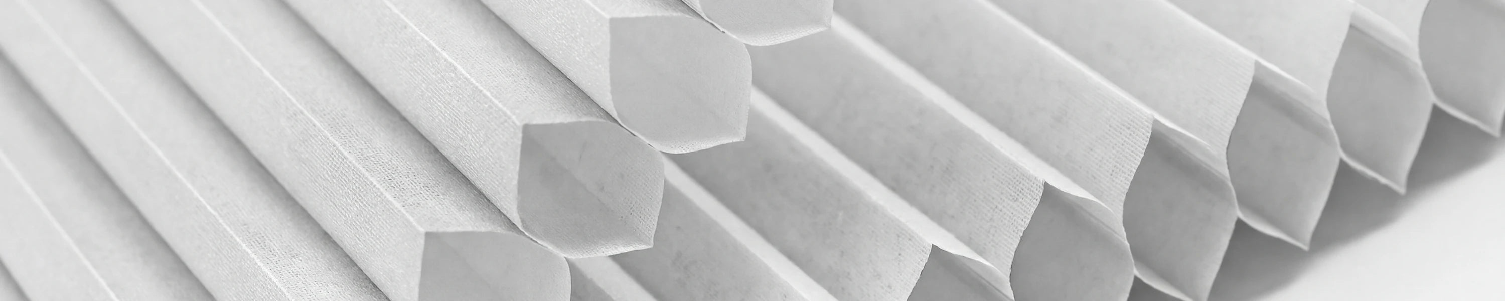 Smart Cellular Shades on a gray background