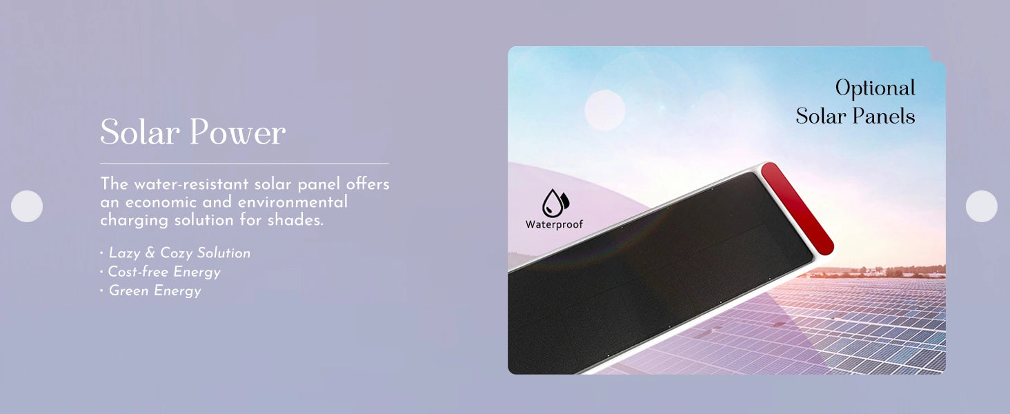 Solar panel with text on a light blue background