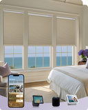 coulisse cellular shades blackout beige color