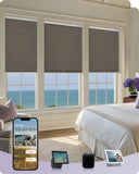 coulisse cellular shades blackout coffee color