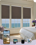coulisse cellular shades blackout pearl dark coffee color