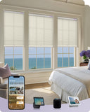 coulisse cellular shades dimout pearl beige color
