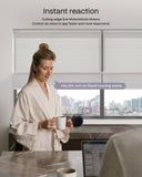 Control coulisse day night cellular shades through voice