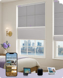 coulisse day night cellular white grey color