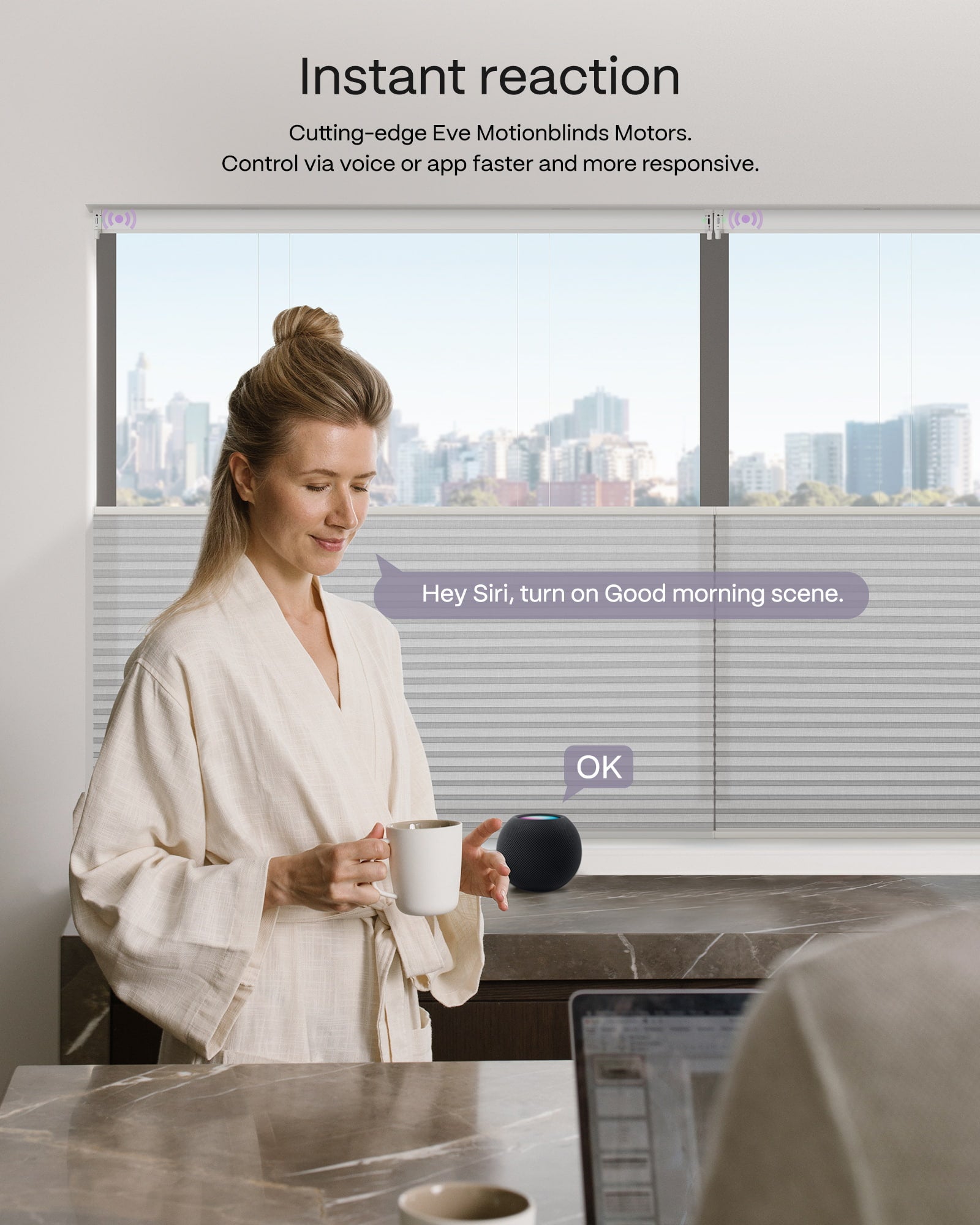 control coulisse top down bottom up celluar through voice