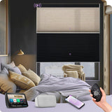 Graywind Motorized Day and Night Cellular Shades | Blackout Series | Customizable