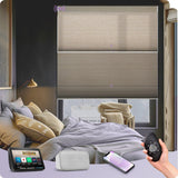 Graywind Motorized Day and Night Cellular Shades | Blackout Series | Customizable