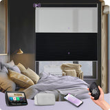 Graywind Motorized Day and Night Cellular Shades | Blackout Series | Customizable