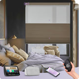 Graywind Motorized Day and Night Cellular Shades | Blackout Series | Customizable