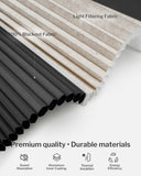 Graywind Motorized Day and Night Cellular Shades | Blackout Series | Customizable