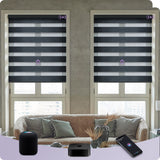 Graywind Smart EVE-HomeKit Motorized Zebra Blinds