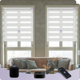Graywind Smart EVE-HomeKit Motorized Zebra Blinds