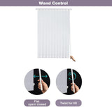 Graywind Manual Vertical Blinds | Light Filtering Waffle Series | Customizable
