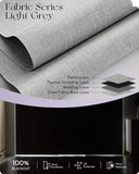 Graywind Motorized Blackout Panel Track Blinds | Fabric Series | Custom Width to 177"