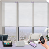Graywind Motorized Light Filtering Roller Shades | Sheer Series | Customizable