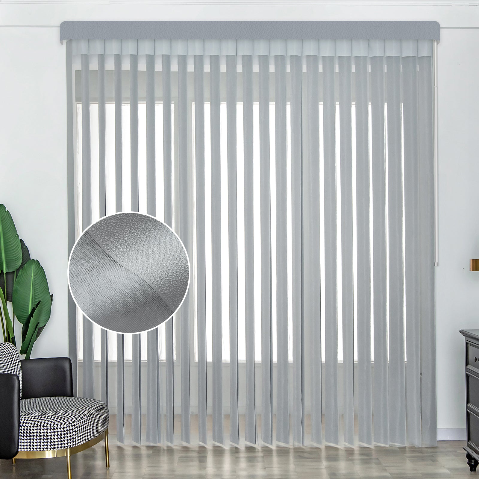 Graywind Manual Sheer Vertical Blinds | Classic Series | Customizable