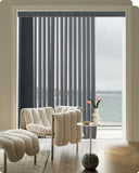 Graywind Manual Vertical Blinds | Blackout Series | Customizable
