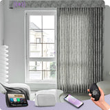 Graywind Rechargeable Smart Curtain | Light Filtering- Designed Series | 67"-157"W