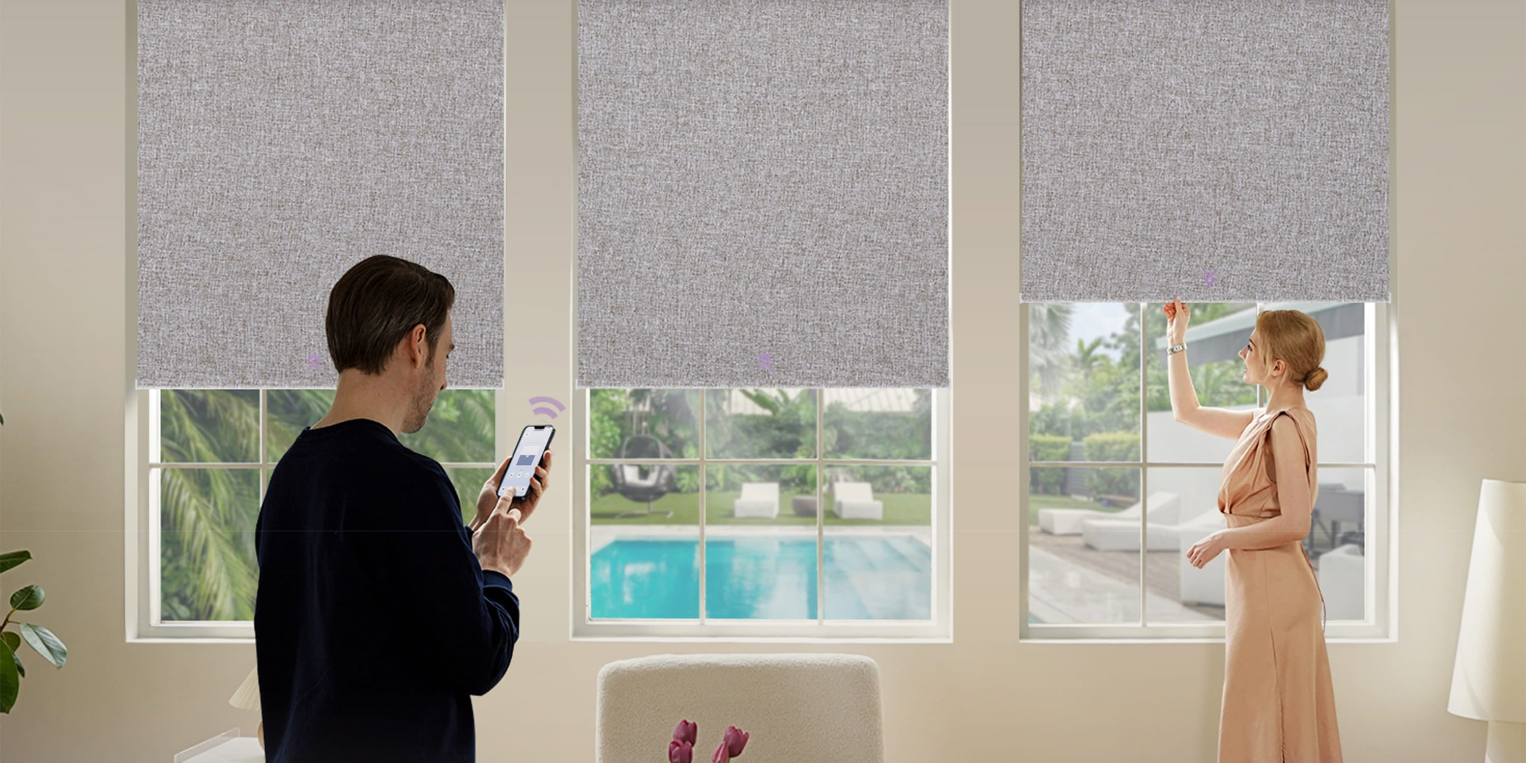 Graywind Manual - Motorized Shades: Dual Control Mode