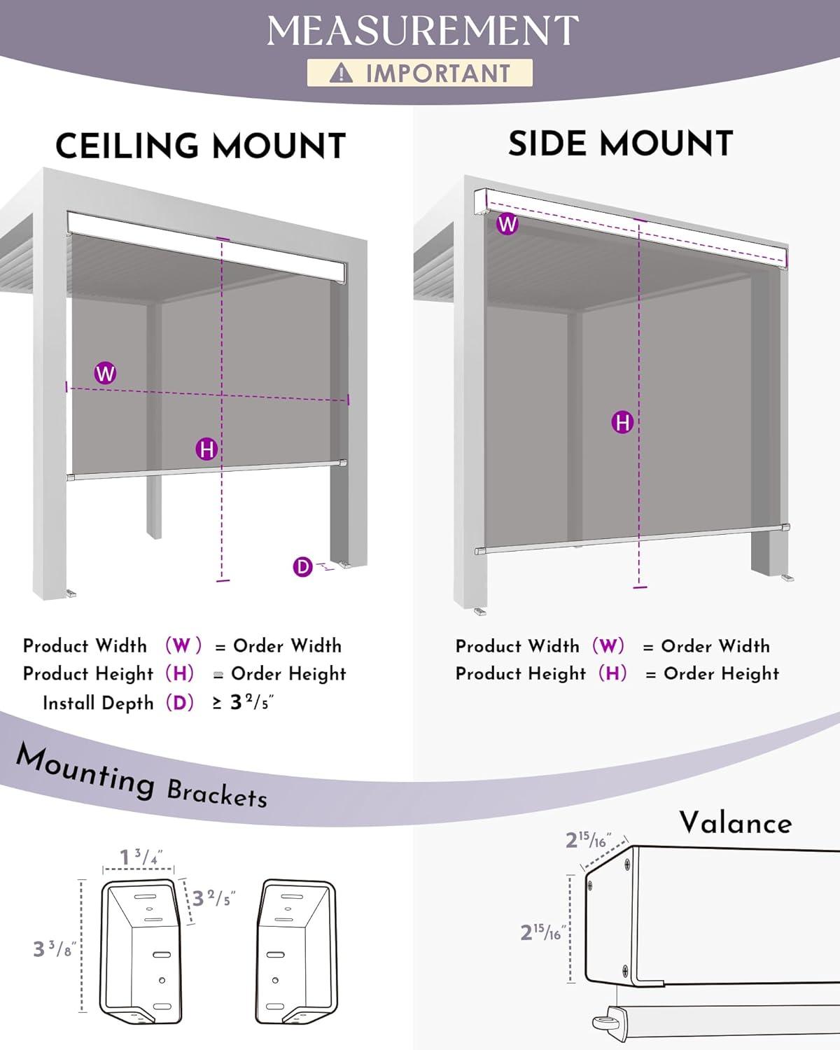 motorized outdoor blinds
