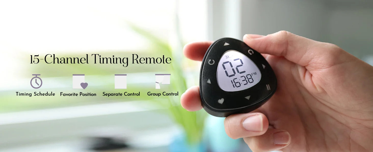 Functions of 15 Channel Timing Remote