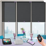 Graywind Motorized Solar Roller Shades | 1%-5% Openness | Customizable