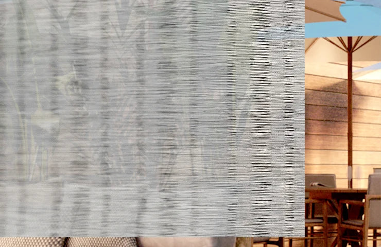 Roman shades nature fabric